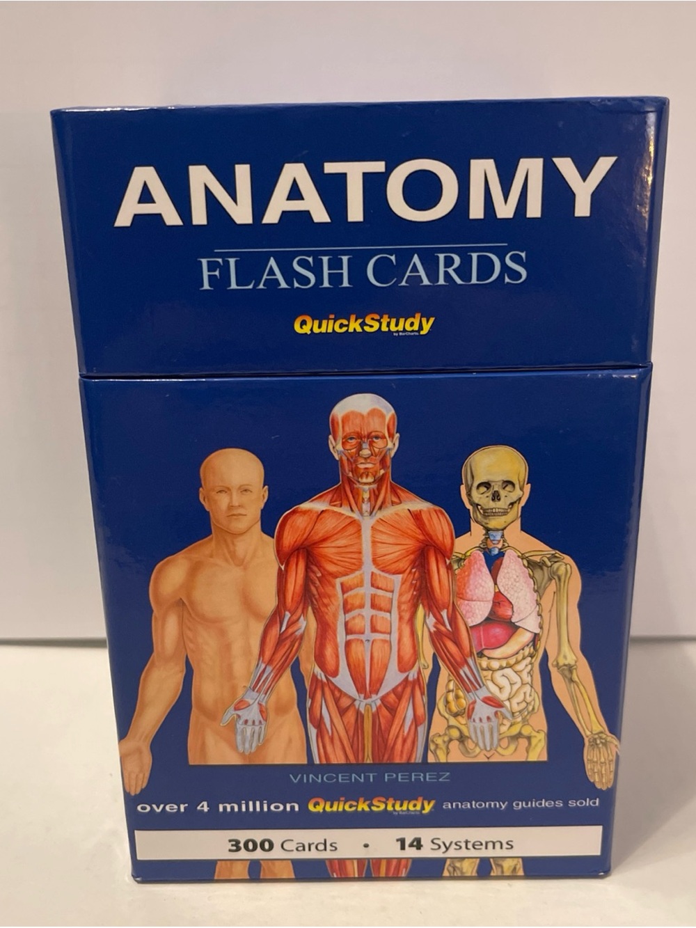 Quick Study Anatomy Flash Cards 300: 14 Systems NIB Nursing Medical Student